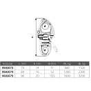 Купить Wichard 602675 Spinnaker Поворотный Карабин Серебристый Silver 90 mm  7ft.ru в интернет магазине Семь Футов