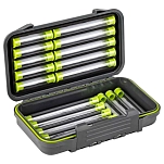Traper fly 74491-UNIT Коробка для снастей Tubo A Серебристый Black / Smoke 19.6 x 10.6 x 4.2 cm