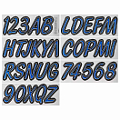 Купить Trac outdoors 328-BLBKG400 Series 400 Регистрационное письмо Голубой Blue / Black 7ft.ru в интернет магазине Семь Футов