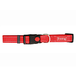 Freedog FD4002203 Nylon Reflect Воротник Красный  Red 25 mm x 38-66 cm