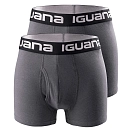Купить Iguana M000259682-M/L трусы-боксёры Umilo 2 Единицы Многоцветный Black / Dark Grey M-L 7ft.ru в интернет магазине Семь Футов