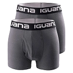 Iguana M000259682-M/L трусы-боксёры Umilo 2 Единицы Многоцветный Black / Dark Grey M-L