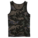 Brandit 4210-4-M Футболка без рукавов Зеленый Dark Camo M