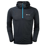 Montane MAMHOBLAB9-S Базовый слой с длинным рукавом Allez Micro Hoodie Черный Black S