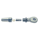 Euromarine 005320 A4 Наконечник болта с проушиной быстрого подключения Grey 6 mm