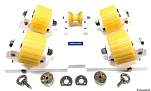 VC4 Roller piastra wide 4 rulli per supporto tender, Osculati 22.504.06