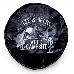 Camco 17-53291 Чехол для запасного колеса RV Sunrise Black 73.66 cm