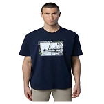 North sails 692849-0802-XL Футболка с коротким рукавом Graphic Голубой Navy Blue XL