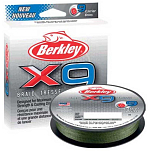 Berkley 1486860 X9 300 M Линия Серый  Fluor Green 0.120 mm 