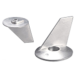 Enrico polipodio 2626753 Mega 25-50HP цинковый ребристый анод  Silver 60 x 56 mm 
