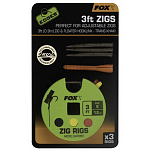 Fox international CCR191 Буровая Линия Edges Zig 0.91 M Зеленый Green