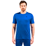 Odlo 112062-25200-M Базовый слой с коротким рукавом Merino 160 Голубой Limoges M