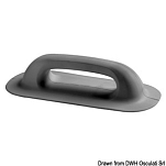 Maniglia/bitta 284x116 mm grigio scuro RAL 7012 Osculati 66.070.58