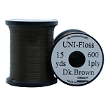 Uni products ZUFR15KB-UNIT линия Floss Rayon 600 Deniers 12.6 m  Dark Brown