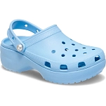 Crocs 211231-4ns-w4 Деревянные башмаки Classic Platform Pearl Blue Calcite 35x25x15 EU 33