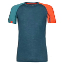 Купить Rock experience REMT01911-W903-L Базовый слой с коротким рукавом Makani 2.0 Голубой Reflecting Pond / Deep Jungle / Cherry Tomato L 7ft.ru в интернет магазине Семь Футов