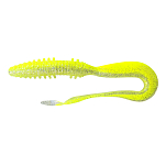 Силиконовый червь на судака Long Tail Grub (Цвет-Mystic резина YW010) LTG14 Mystic Lures