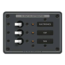 Купить Blue sea systems 300407 3 Белый переключатель панели управления постоянным током Серебристый Black / White 7ft.ru в интернет магазине Семь Футов