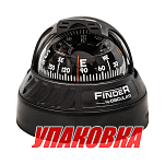 Компас FINDER размер 2 5/8 (67 мм), накладной, черный (упаковка из 16 шт.) Osculati 25-172-01_pkg_16