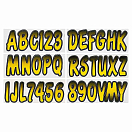 Купить Trac outdoors 328-YEBKG200 Series 200 Регистрационное письмо Желтый Yellow / Black 7ft.ru в интернет магазине Семь Футов