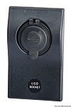 Дополнительный модуль - двойное гнездо USB 2.1 + 1.0 A 60 x 100 мм для панелей, Osculati 14.861.02