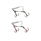 Купить Savage gear SVS61764 Carbon49 Corkscrew Тройной Крючок Silver 3/0 7ft.ru в интернет магазине Семь Футов