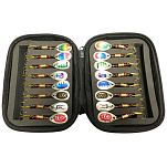 Yamashiro 1252029 Mix Held Ложка 2.5-5g 16 единицы Золотистый Multicolour