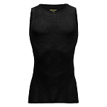 DEVOLD OF NORWAY GO151204A-960A-L Безрукавная базовая футболка Wool Mesh 190 Черный Caviar L