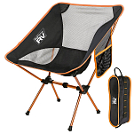 Fultyme rv 590-6070 Портативный стул Черный  Black / Orange
