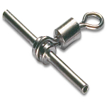 Mustad 09958-7-N07 Crossline Вертлюги Серебристый Grey 7 