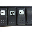 CARLINGTECH VVA9CMD-100 Панели переключателей CONTURA II / Тип: 7, рожок