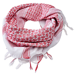 Brandit 7009-192-OS Shemag Шарф Розовый  Red / White