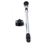 Navisafe 4015013 Vertical Телескопическая поддержка Серебристый Grey / Black 48-76 cm 