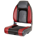 Купить Кресло складное в лодку Premium Designer High Back (Цвет-кресла-NSB Красный/Графит/Черный) 75157 7ft.ru в интернет магазине Семь Футов