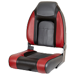 Кресло складное в лодку Premium Designer High Back (Цвет-кресла-NSB Красный/Графит/Черный) 75157