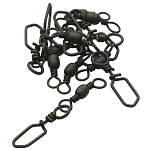 Kinetic F613-007-031 Scandic Защелкивающийся шарнир 6 единицы Черный Black 2 
