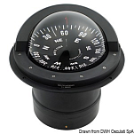 Bussola Riviera B6/W3 6". nera/rosa nera, 25.001.10