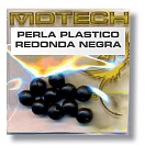 Купить Salper 85AB00487 MD Tech Пластиковые бусины Черный Black 8 mm  7ft.ru в интернет магазине Семь Футов