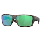 Купить Costa 06S9080-90801563 поляризованные солнцезащитные очки Reefton pro Matte Tortoise Green Mirror 580G/CAT3 7ft.ru в интернет магазине Семь Футов