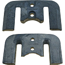 Купить Martyr anodes CM821630A Aleta Cavitacion Bravo Алюминиевый анод Черный 7ft.ru в интернет магазине Семь Футов