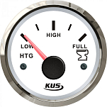 Указатель уровня сточных воды KUS WS KY12102 Ø52мм 12/24В IP67 0-190Ом LOW-HIGH-FULL белый/нержавейка