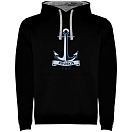 Купить Kruskis SU1067050258C053 Толстовка с капюшоном Anchor Two-Colour Черный Black / Grey 2XL 7ft.ru в интернет магазине Семь Футов