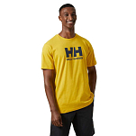 Helly hansen 33979_348-XL Футболка с коротким рукавом Logo Желтый Gold Rush XL