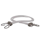 Купить Euromarine 000707 Sandow Ocean 80 cm Крючок из нержавеющей стали. эластичная веревка 2 единицы Серебристый White 10 mm 7ft.ru в интернет магазине Семь Футов