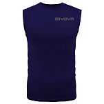Givova MAE010-0004-XL Безрукавная базовая футболка Corpus 1 Голубой Blue XL