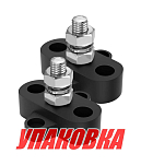 Клемма-штифт одинарная, M10, черная/черная (упаковка из 10 шт.) Marine Rocket TB013982_pkg_10
