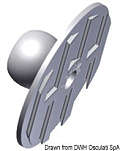 Низкопрофильная клипса Fastmount LP-SM8As "папа" фиксация клеем усилие раскрытия 5 кг белая 10 штук, Osculati 10.461.03