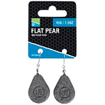 Preston innovations P0220038 Груша Плоский Свинец Серый Grey 45 g 