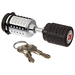 Ct johnson 124-RC2 Замок муфты с засовом Серебристый Black / Grey 1/2´´ 
