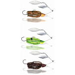 Quantum fishing 3528004 Spinnerbait 4 улица Spinnerbait 130 mm 14g Серебристый Brown